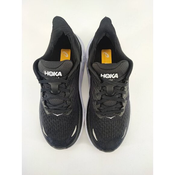 Hoka One One Women's Clifton 8 Black Mesh Low-top Sneaker Size 6.5B US - Picture 5 of 11